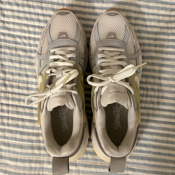 Nike Shoes - Nike Women's Sneakers in Light Gray and Pale Yellow